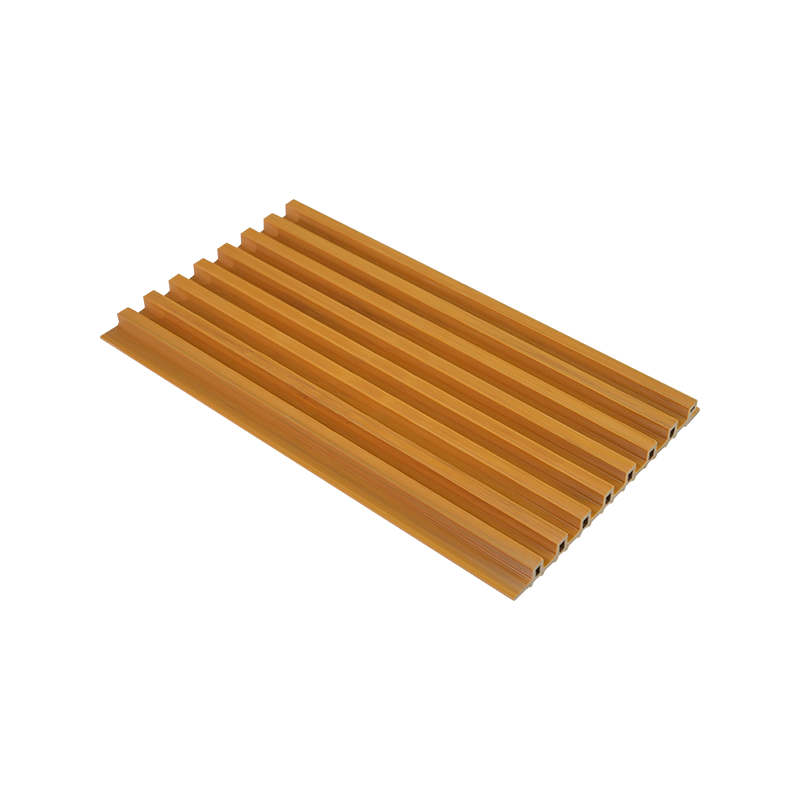 171mm lapad, 14mm kapal sa labas ng PVC/ASA kahoy-plastic composite vinyl coated grille
