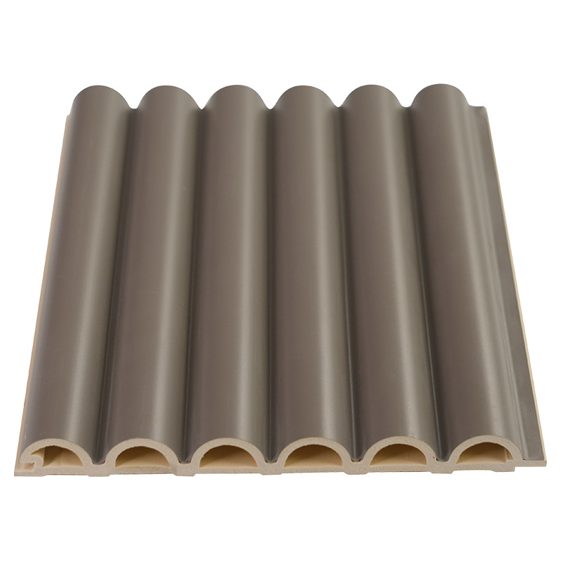 Lapad 158mm kapal 15mm grooved kahoy butil pvc wpc alon panel