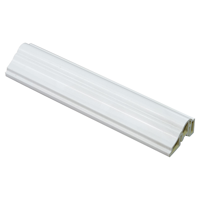 36mm Wood Grain WPC Skirting Board na may PVC Composite Base